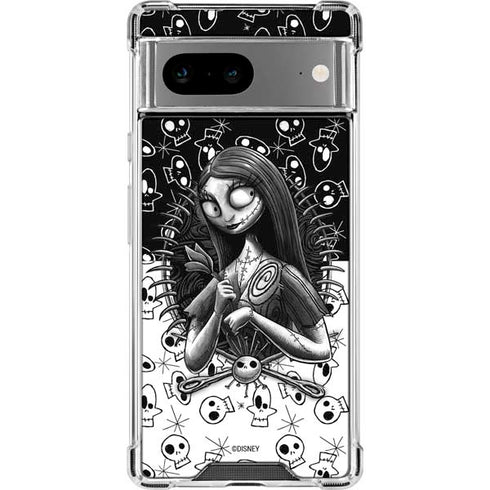 Disney The Nightmare Before Christmas Sally Art Google Pixel 7a Clear Case